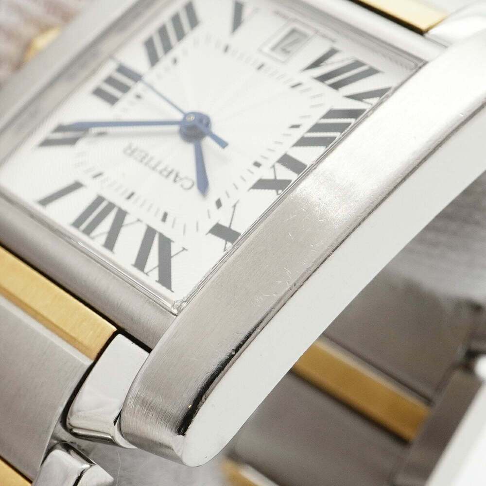Cartier Tank Française LM W51005Q4 Silver Dial Watch for Men and Women - Picture 8 of 11